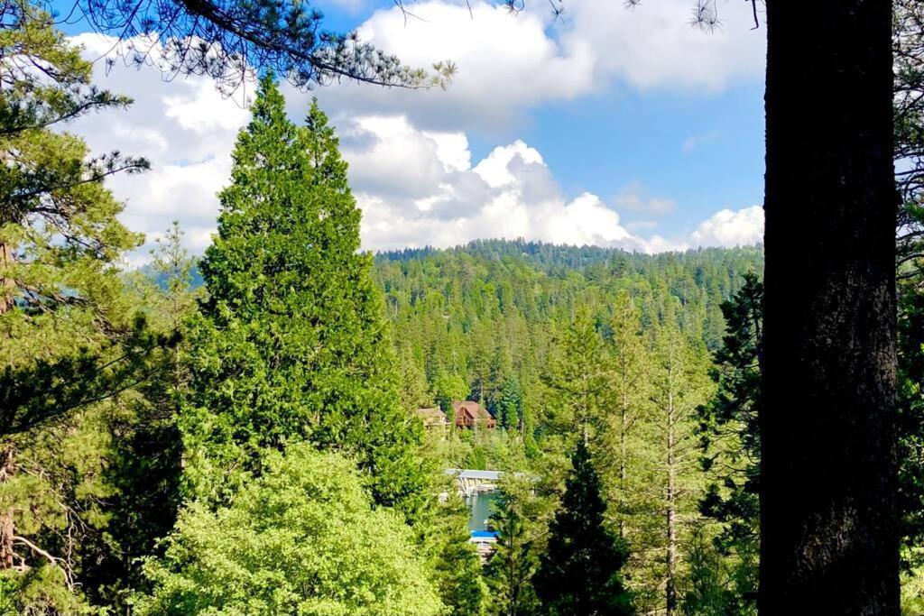 Glimmer Chalet Treetop A-Frame Cabin Lake View Lake Arrowhead Exterior foto